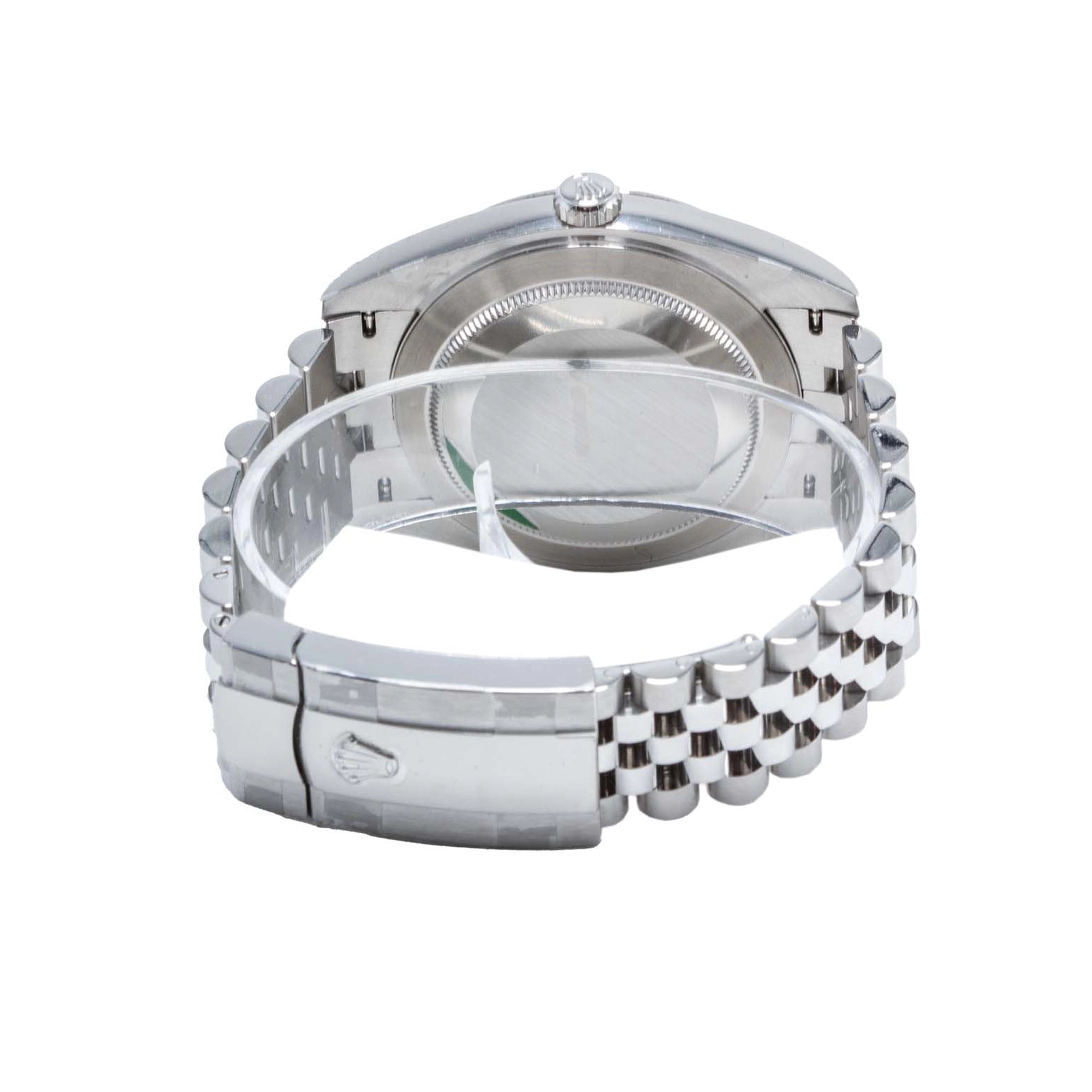 Rolex Datejust 41 Blue Diamond Oystersteel White Gold Jubilee 126334 - Back
