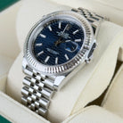 Rolex Datejust 41 Blue Motif Dial Jubilee 126334 - left