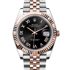 Rolex Datejust 41 Bright Black Rose Gold Oystersteel Jubilee 126331 - 2026 New Releases