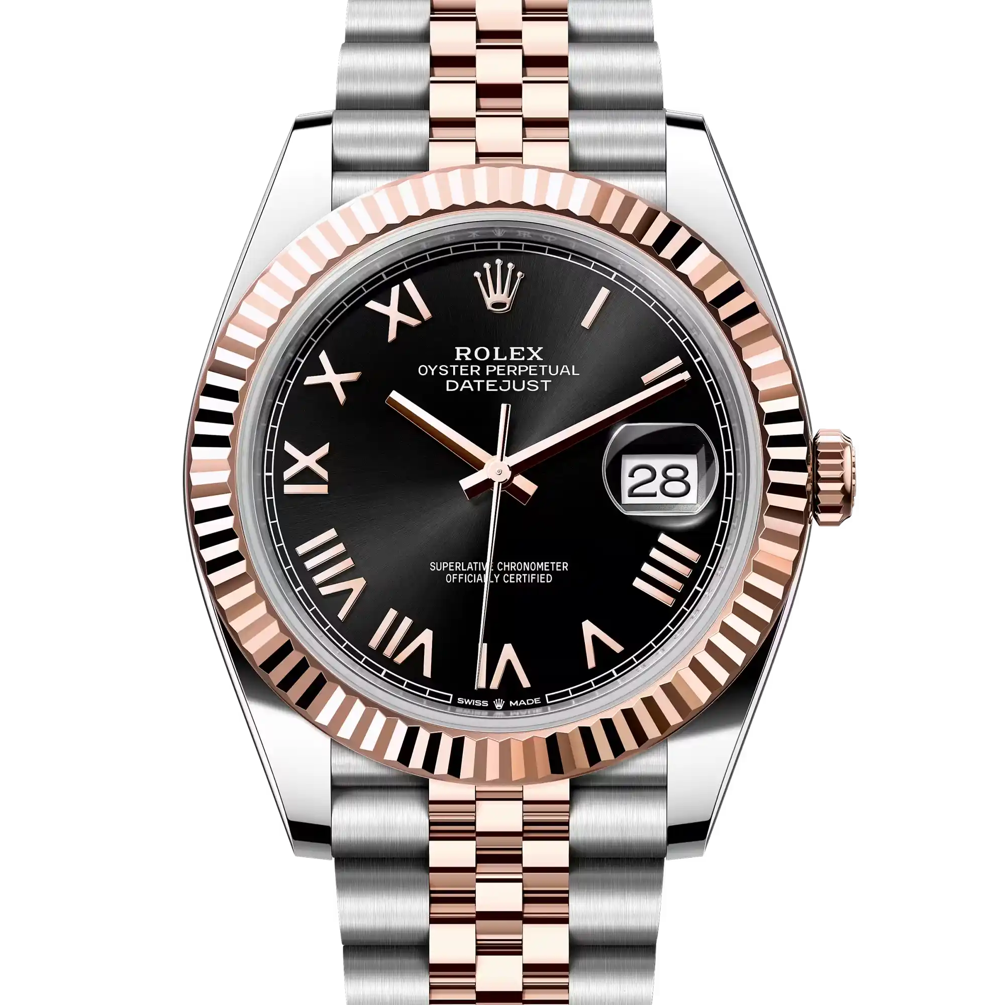 Rolex Datejust 41 Bright Black Rose Gold Oystersteel Jubilee 126331 - 2026 New Releases
