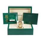 Rolex Datejust 41 Champagne Index Oystersteel Yellow Gold Oyster 126333 - Full set
