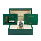 Rolex Datejust 41 Green Index Oystersteel Jubilee 126300 - Full set