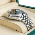 Rolex Datejust 41 Green Index Oystersteel Jubilee 126300 - Side