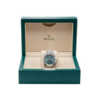 Rolex Datejust 41 Green Index Oystersteel White Gold Jubilee 126334 - Full set