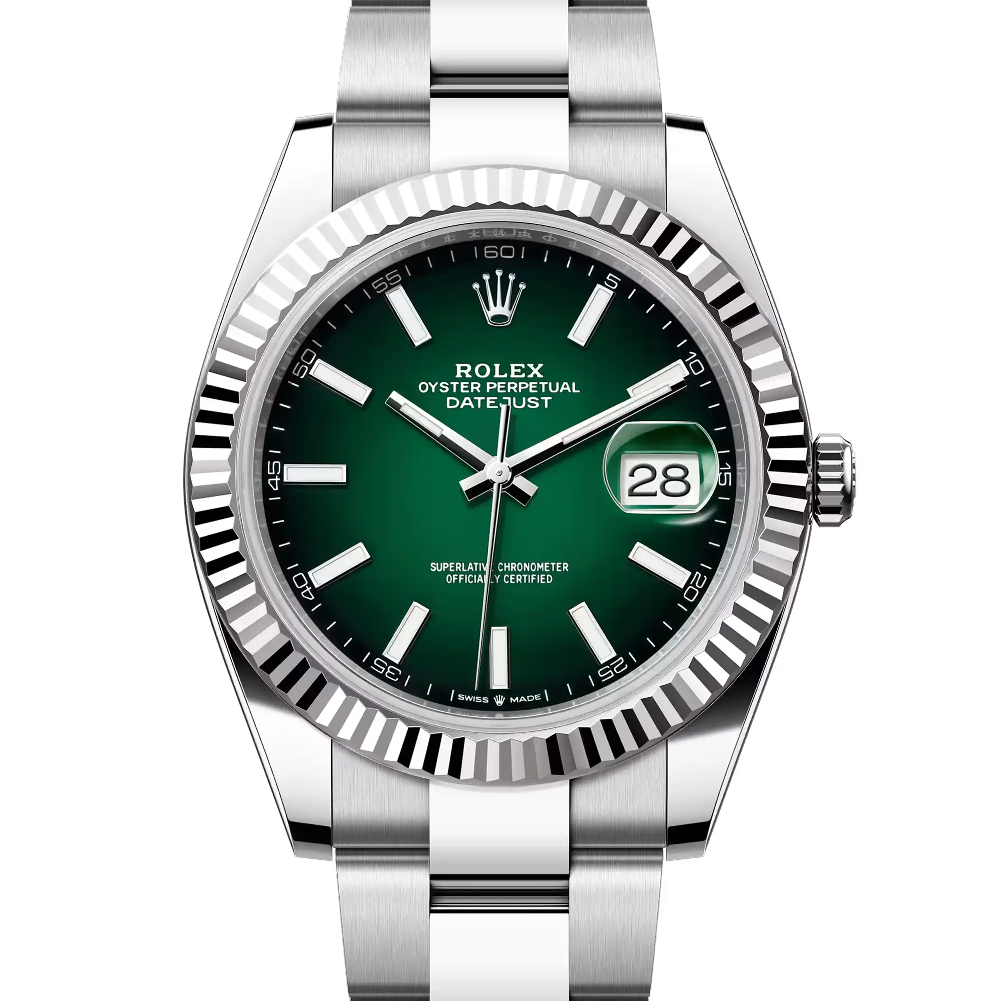 Rolex Datejust 41 Green Ombre Oyster 126334 - 2026 New Releases