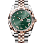 Rolex Datejust 41 Mint Green Rose Gold Oystersteel Jubilee 126331 - 2026 New Releases