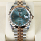 Rolex Datejust 41 Mint Green Rose Gold Oystersteel Jubilee 126331 - 2026 New Releases - 2026 Unworn - Front