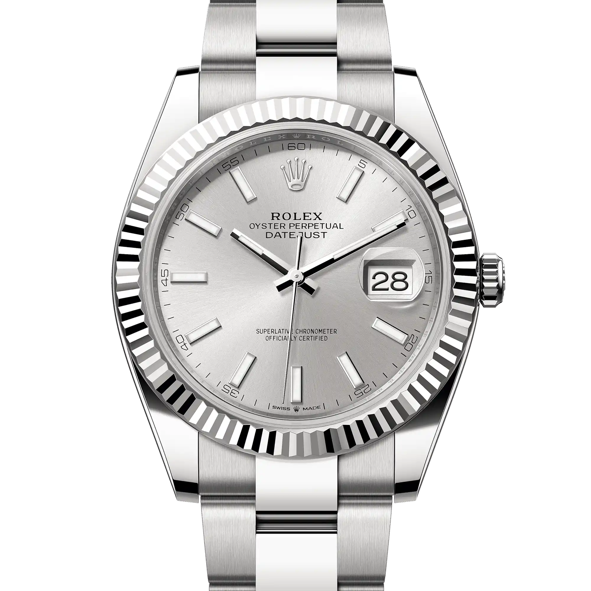 Rolex Datejust 41 Silver Dial Oyster 126334