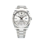 Rolex Datejust 41 Silver Dial Oyster 126334 - Front