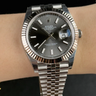 Rolex Datejust 41 Slate Dial Jubilee 126334 - Wrist