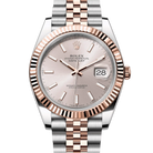 Rolex Datejust 41 Sundust Index Oystersteel Rose Gold Jubilee 126331