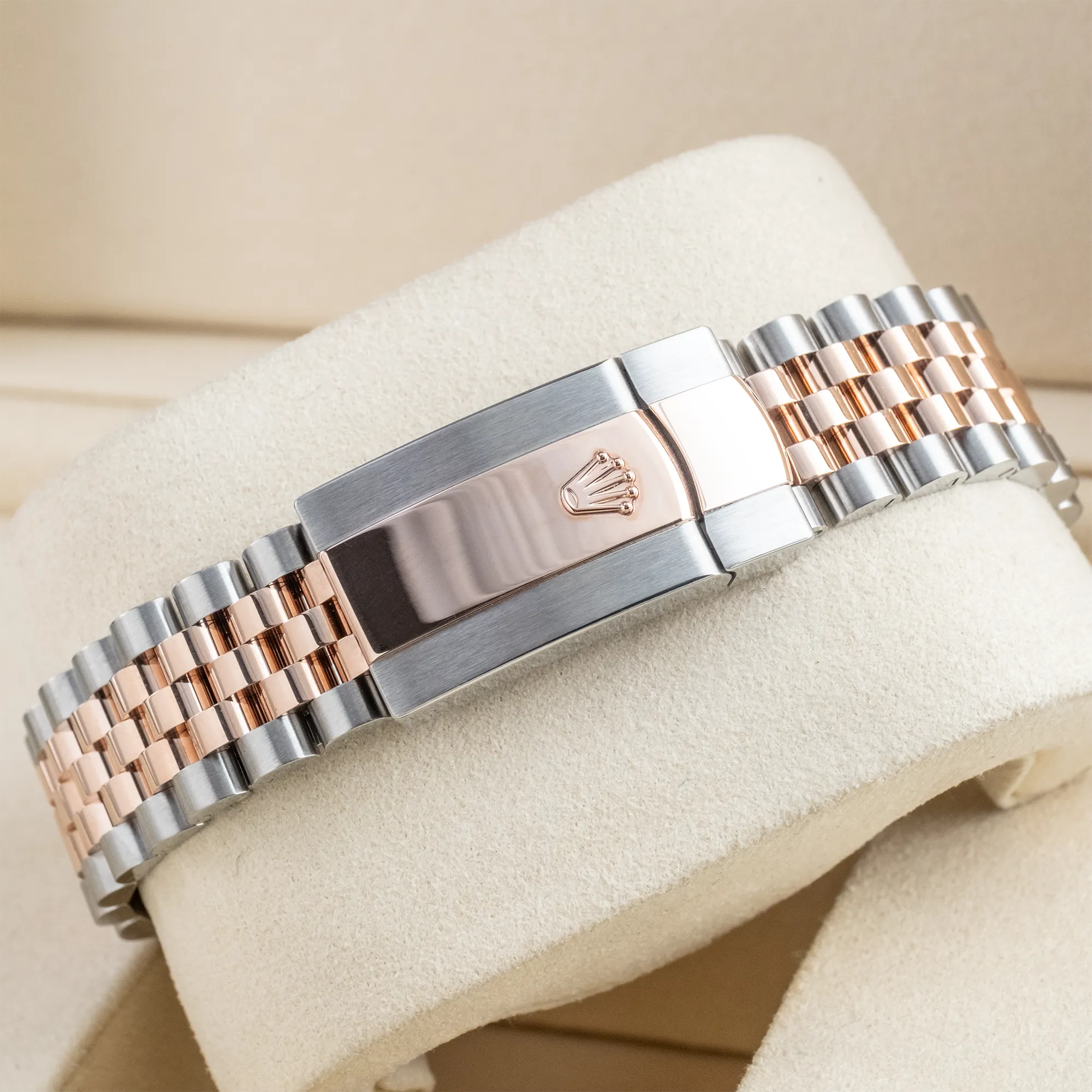 Rolex Datejust 41 Sundust Index Oystersteel Rose Gold Jubilee 126331 -  Bracelet