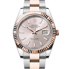 Rolex Datejust 41 Sundust Index Oystersteel Rose Gold Oyster 126331