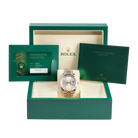 Rolex Datejust 41 Sundust Index Oystersteel Rose Gold Oyster 126331 - Full set