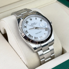 Rolex Datejust 41 White Roman Dial Oyster 126334 - Side 2