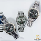 Rolex Datejust 41 Wimbledon Dial 126334 and Datejust 36 Wimbledon Dial 126234