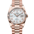 Rolex Day-Date 36 Mother of Pearl Diamond Rose Gold 128235