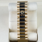 Rolex Day-Date 40 Black Baguette Yellow Gold 228238 - Bracelet