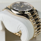 Rolex Day-Date 40 Black Baguette Yellow Gold 228238 - Side 1