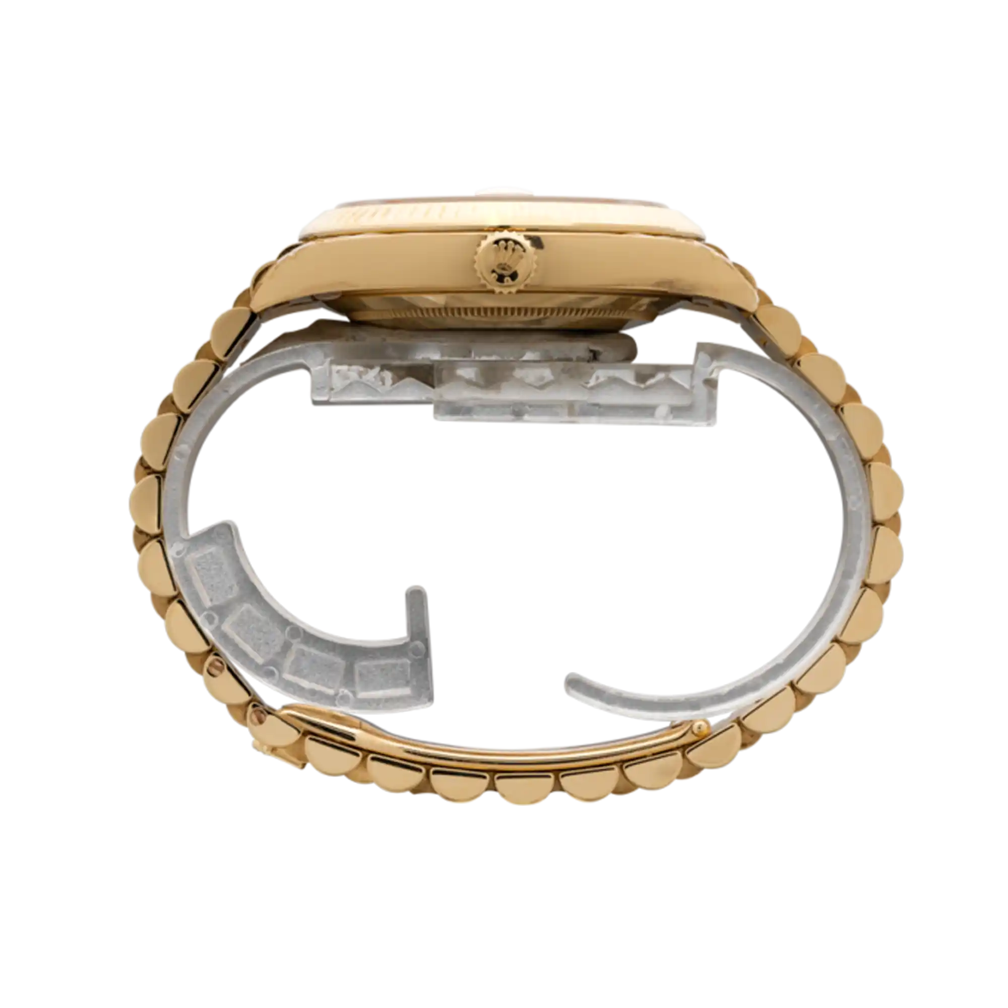Rolex Day-Date 40 Yellow Gold Champagne Roman 228238 - Crown