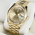Rolex Day-Date Champagne Index Dial 228238 - Right