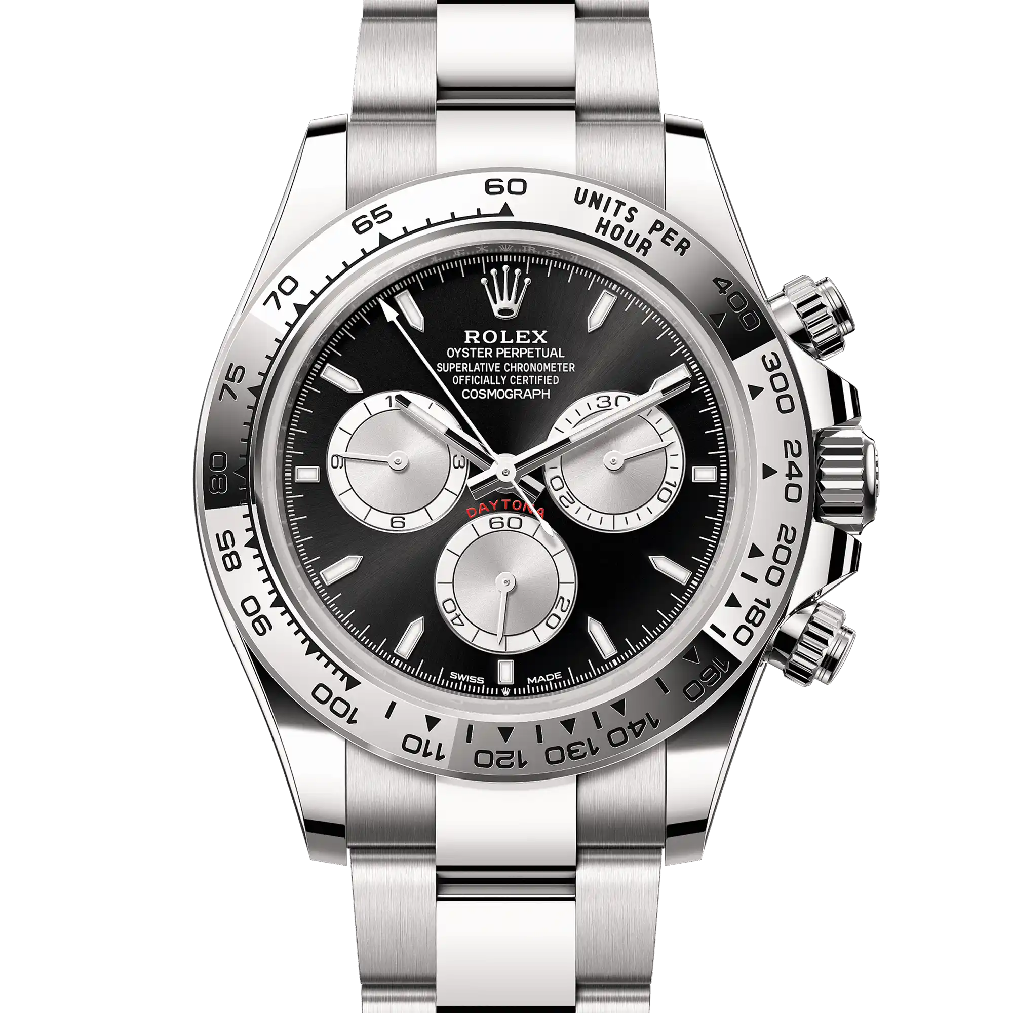 Rolex Daytona "Baby Le Mans" White Gold Black Steel Dial Oyster 126509