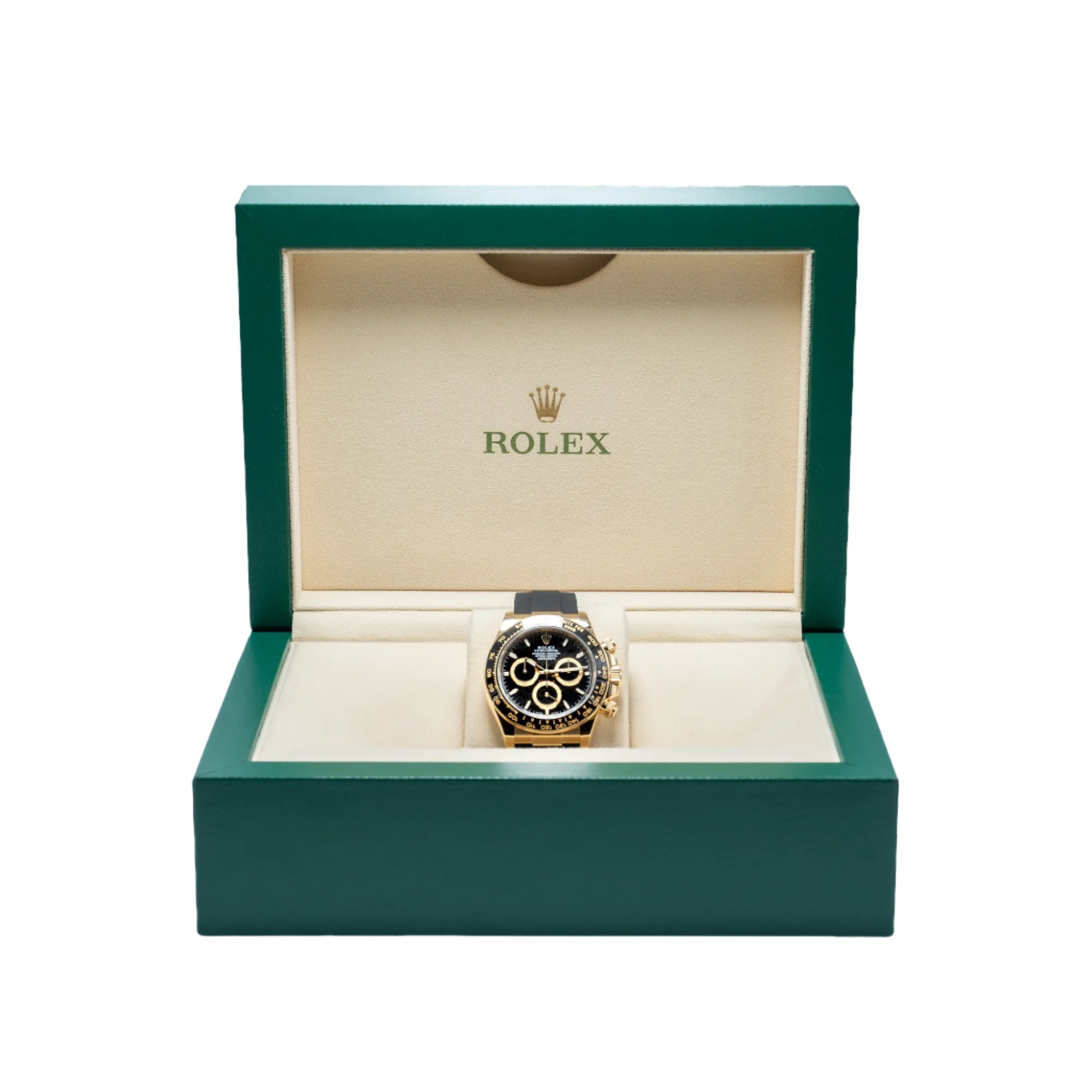 Rolex Daytona Black Dial Oysterflex 126518LN - Full set