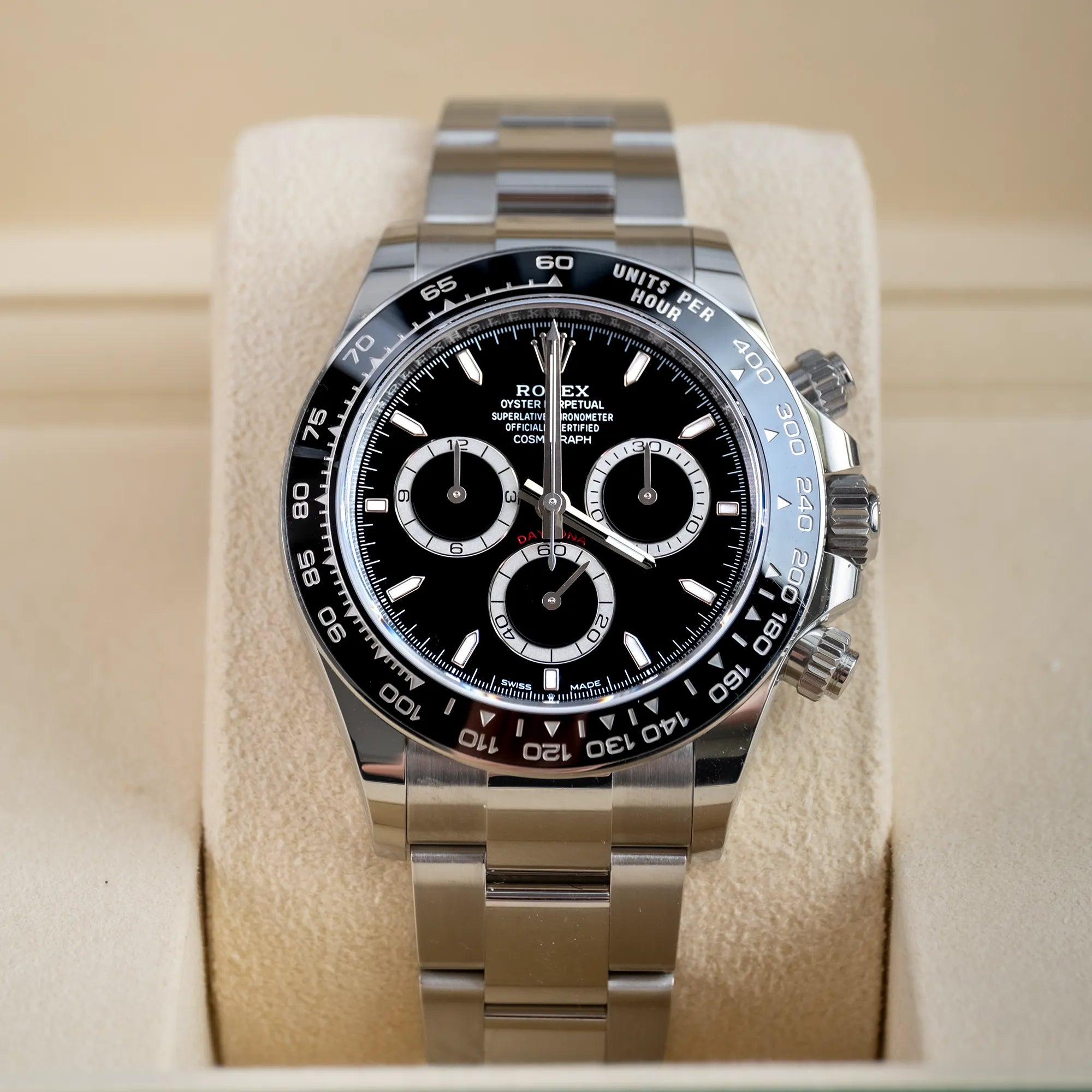 Rolex Daytona Black "Panda" 126500LN Steel - In box