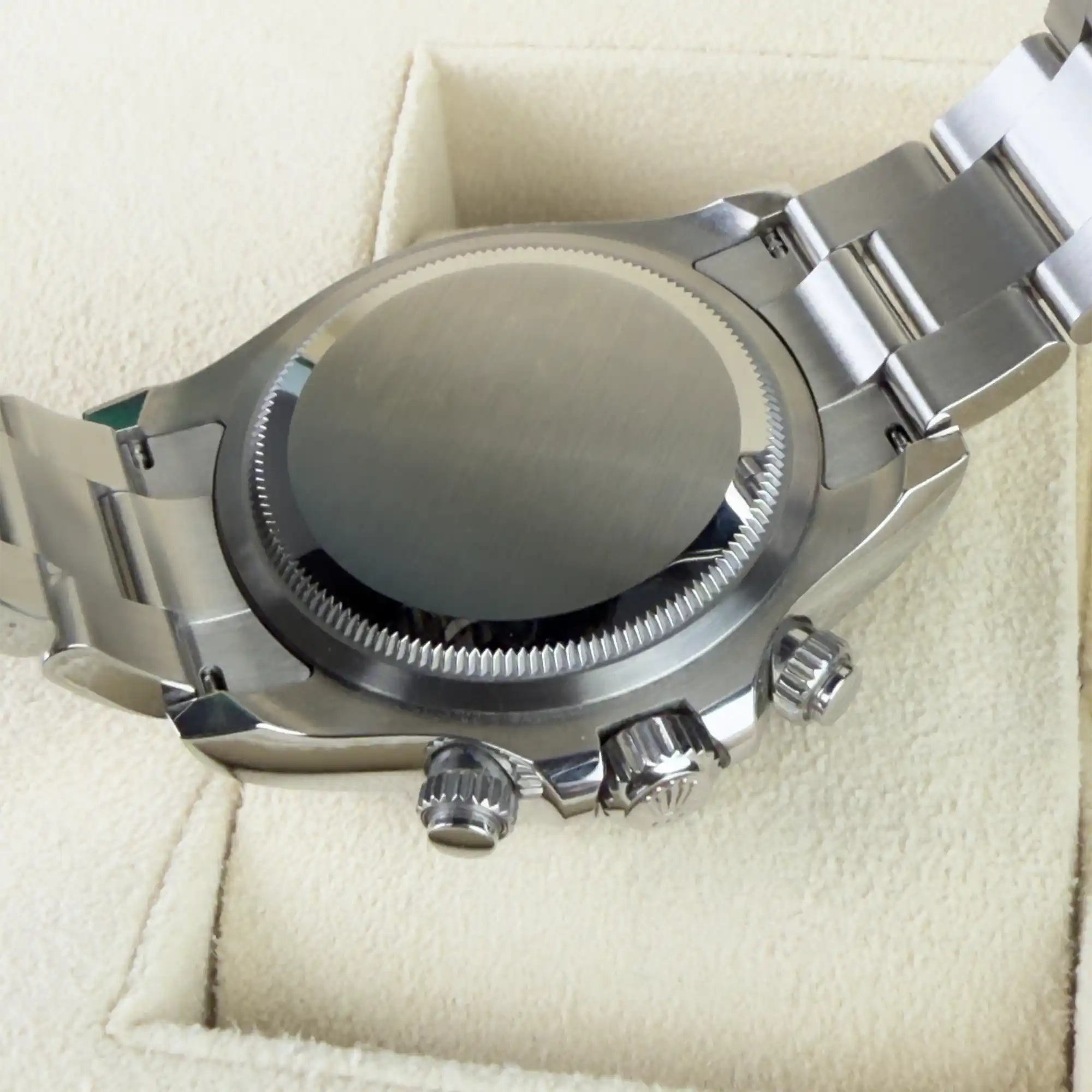 Rolex Daytona Black "Panda" 126500LN Steel - Pre-Owned - Case back