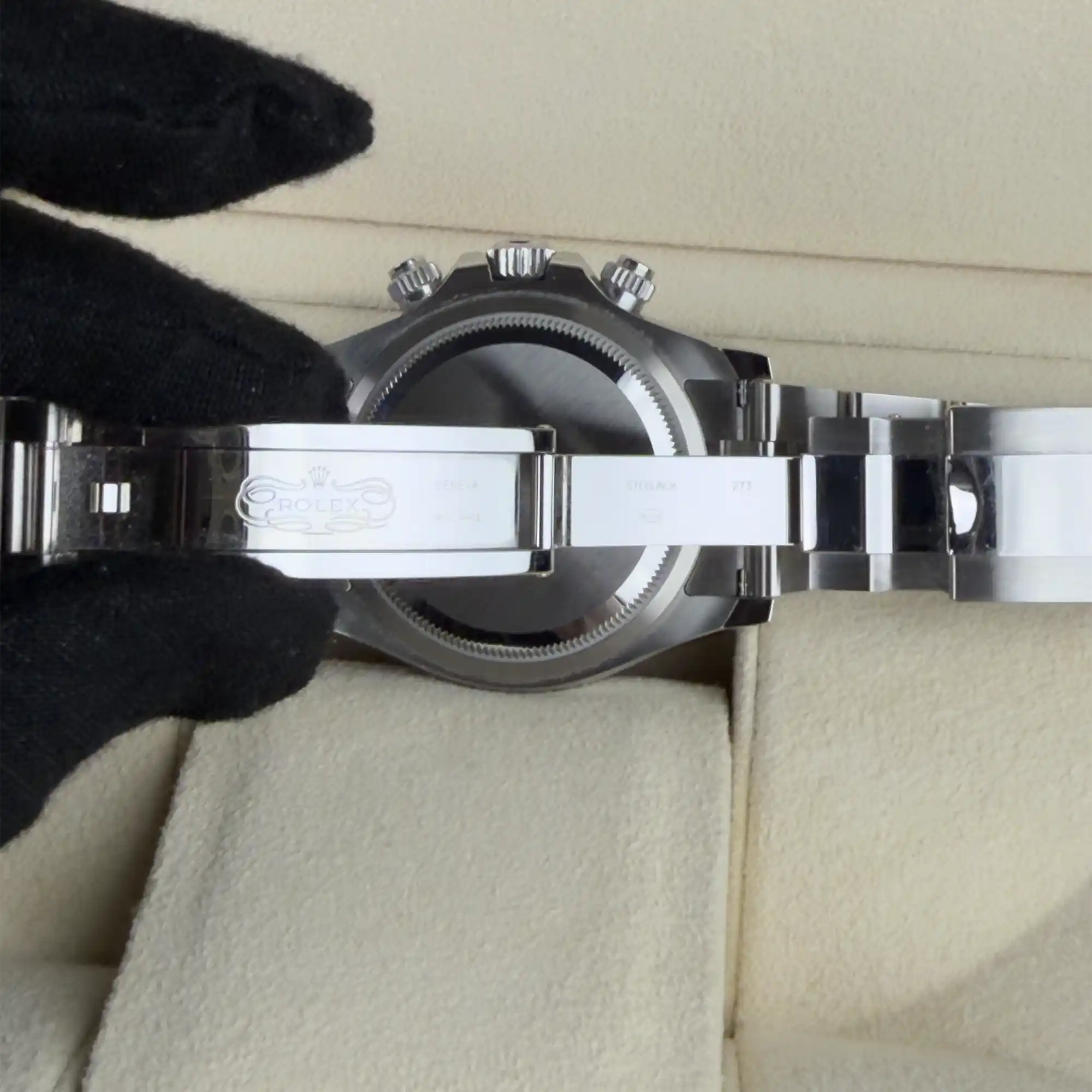 Rolex Daytona Black "Panda" 126500LN Steel - Pre-Owned - Clasp inside 