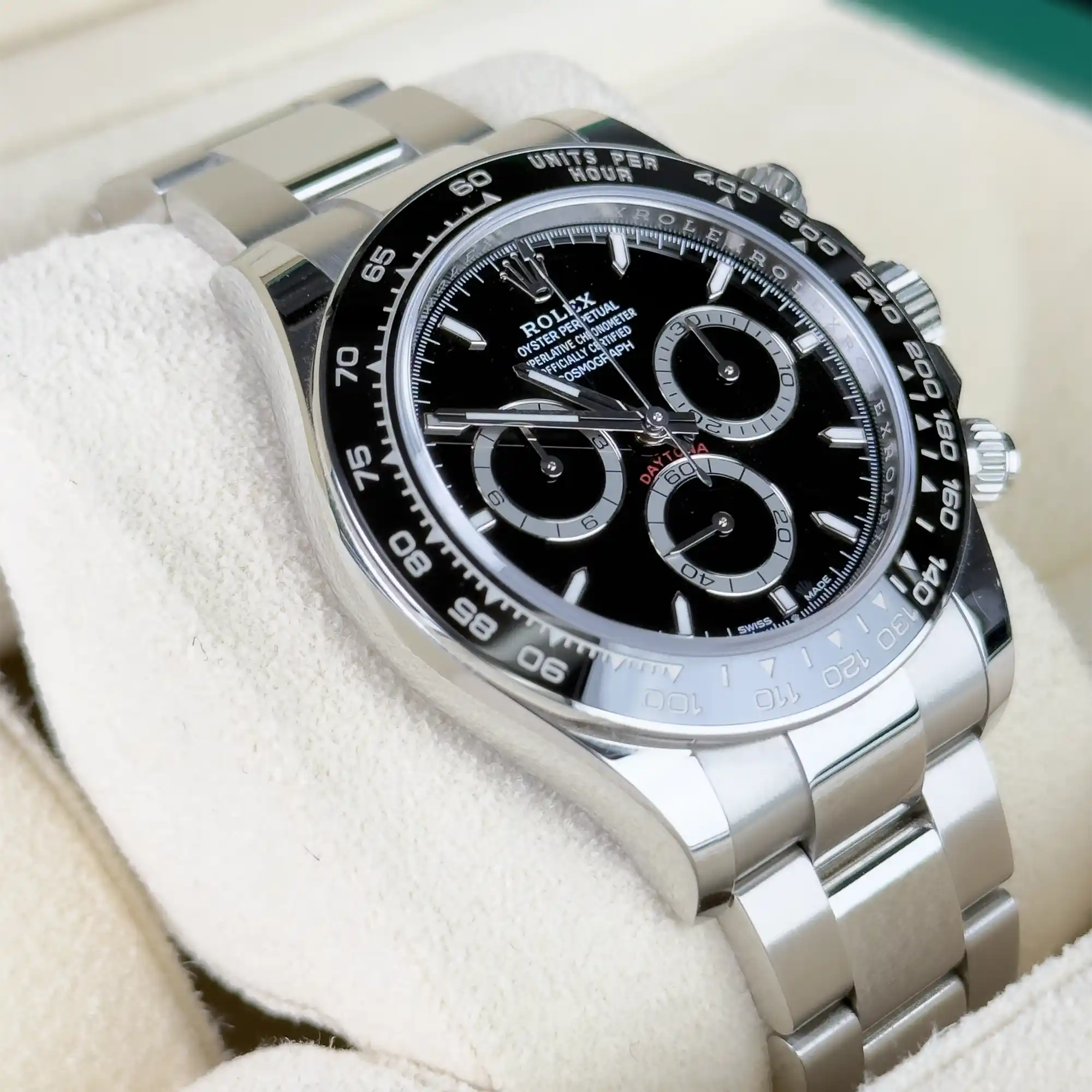 Rolex Daytona Black "Panda" 126500LN Steel - Pre-Owned - Side 6