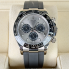 Rolex Daytona "Ghost" Silver Dial White Gold Oysterflex 116519LN - 2020 Retail Ready - Front