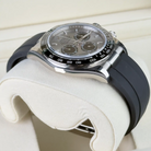 Rolex Daytona "Ghost" Silver Dial White Gold Oysterflex 126519 - Side