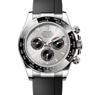 Rolex Daytona "Ghost" White Gold Steel Black Dial Oysterflex 126519