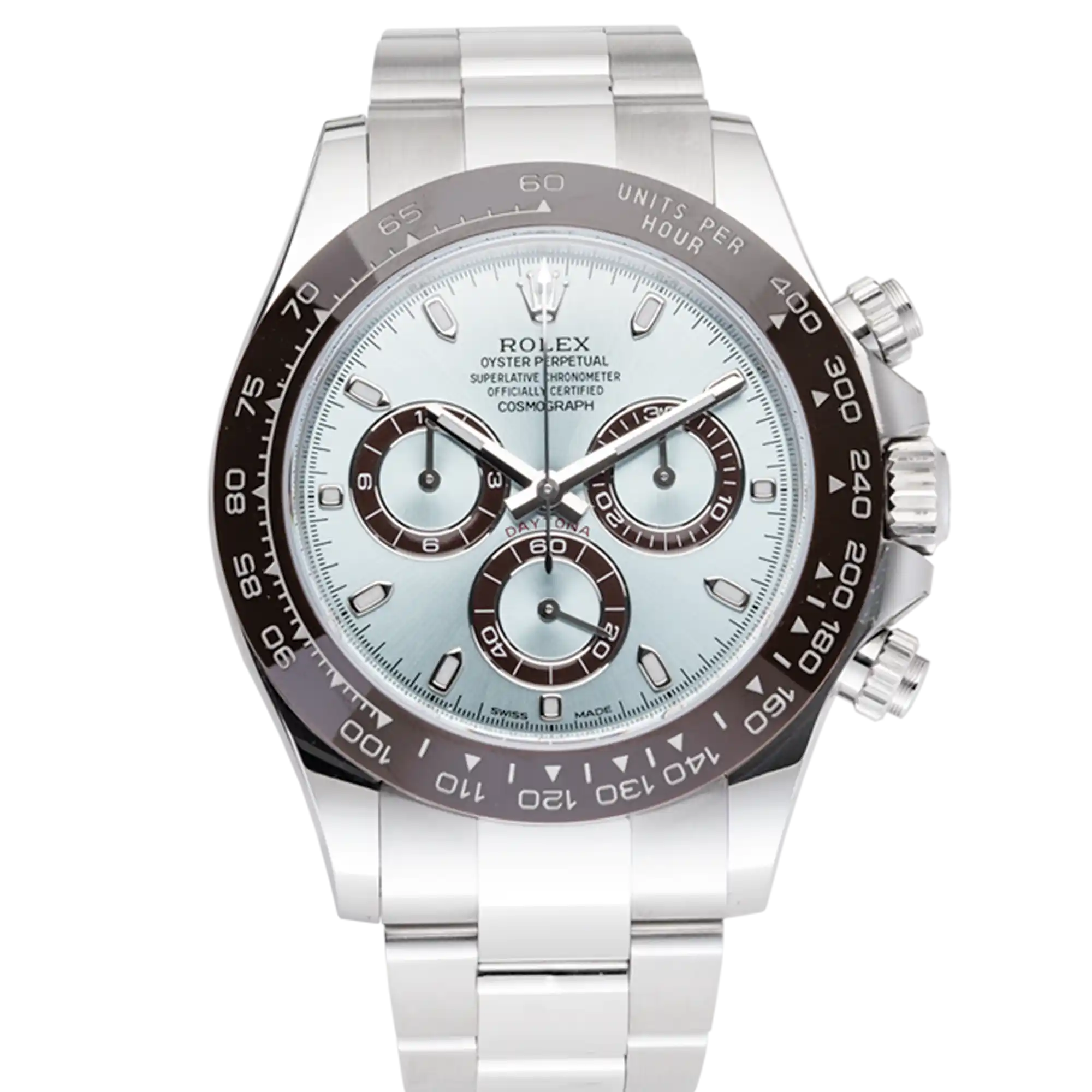 Rolex Daytona Ice Blue Dial Platinum 116506