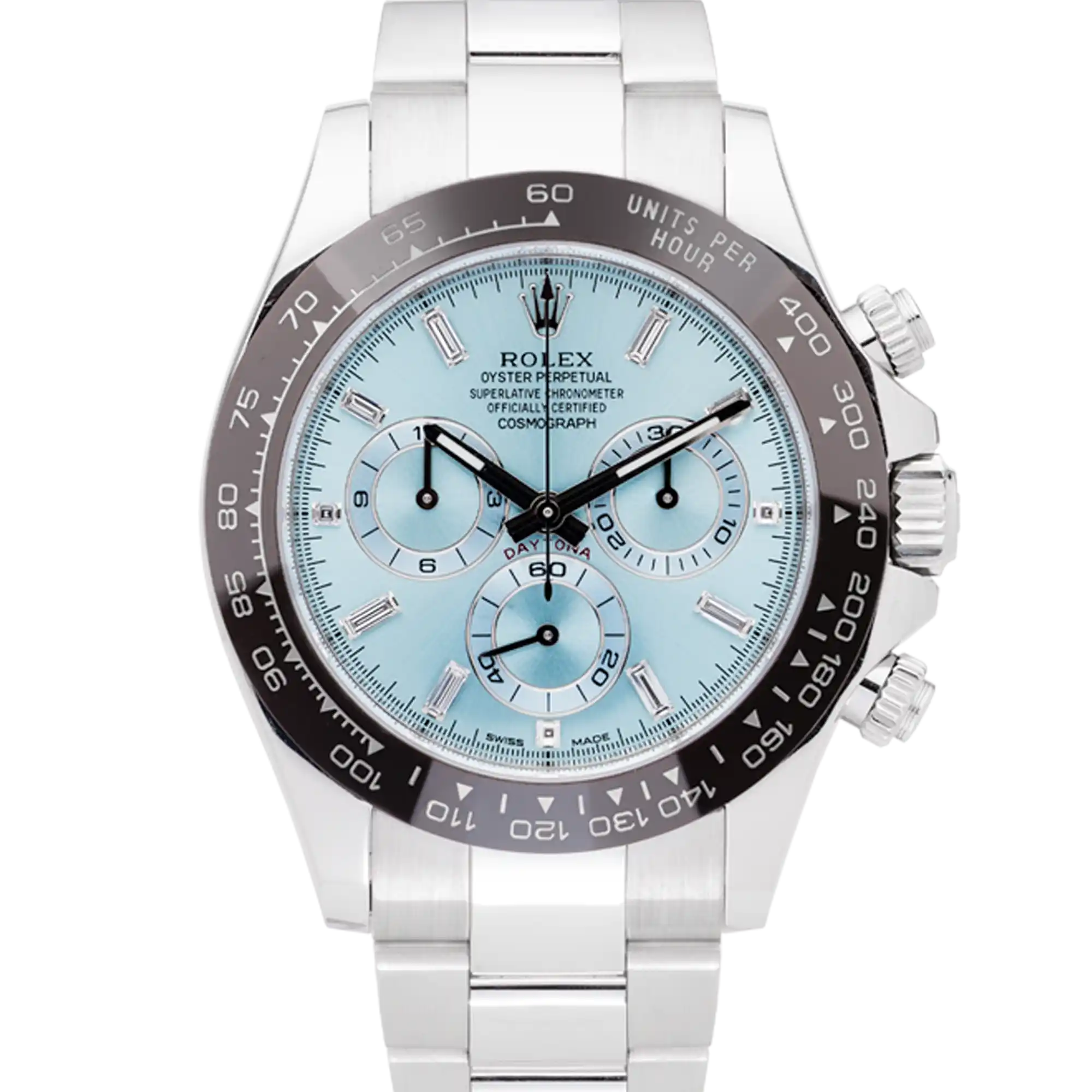 Rolex Daytona Ice Blue Diamond Dial Platinum 116506 - Pre-Owned