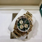 Rolex Daytona "John Mayer" Green Dial Yellow Gold 126508 - Top