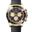 Rolex Daytona "Paul Newman" Yellow Gold Black Dial Oysterflex 126518