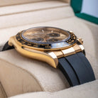 Rolex Daytona “Pikachu/YML” 18K Yellow Gold Black Gold Dial Oysterflex 126518LN - Left