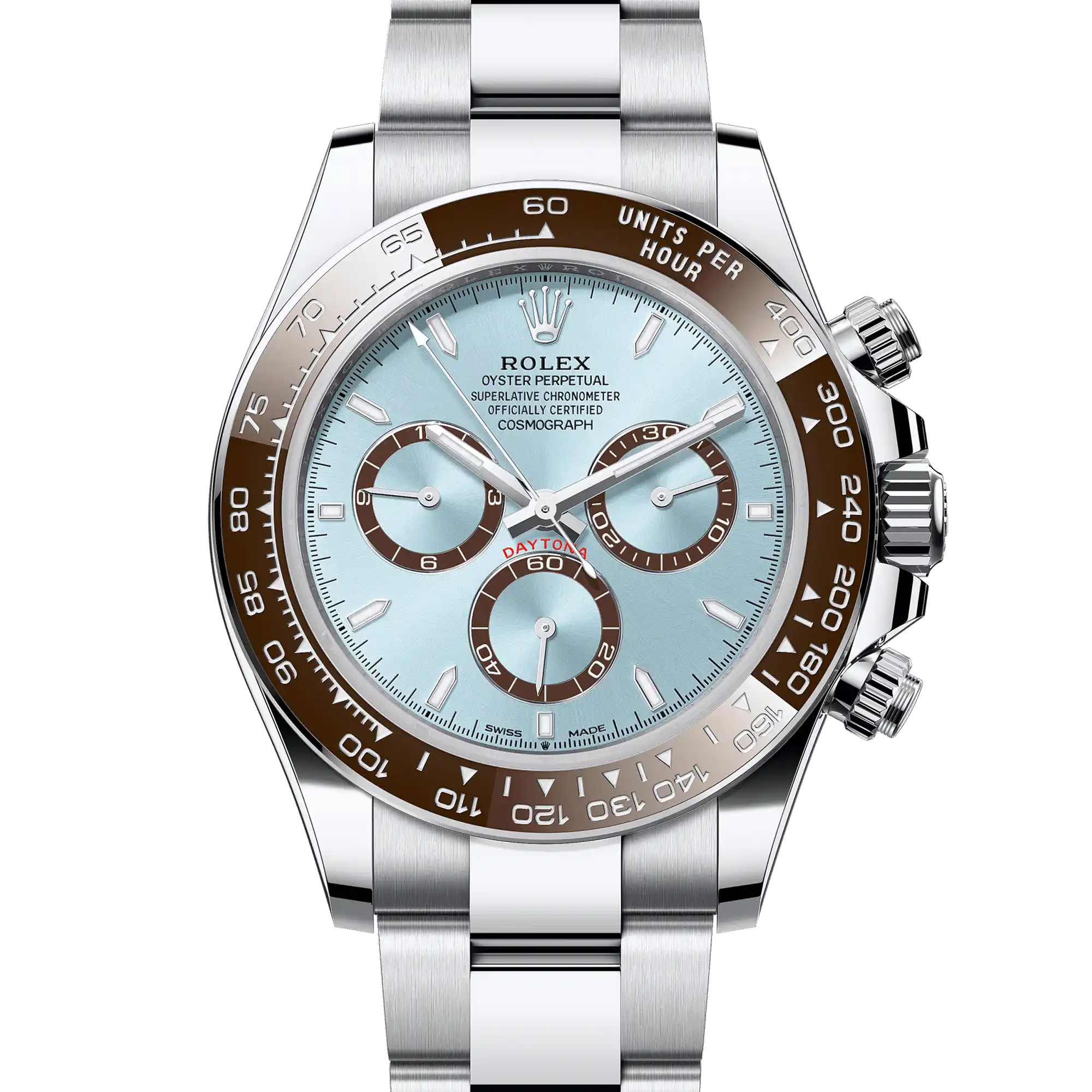 Rolex Daytona Platinum Ice Blue Dial Oyster 126506