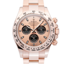 Rolex Daytona Sundust Black Dial Rose Gold 116505