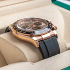 Rolex Daytona Sundust Dial Everose Gold Oysterflex 126515LN - Side