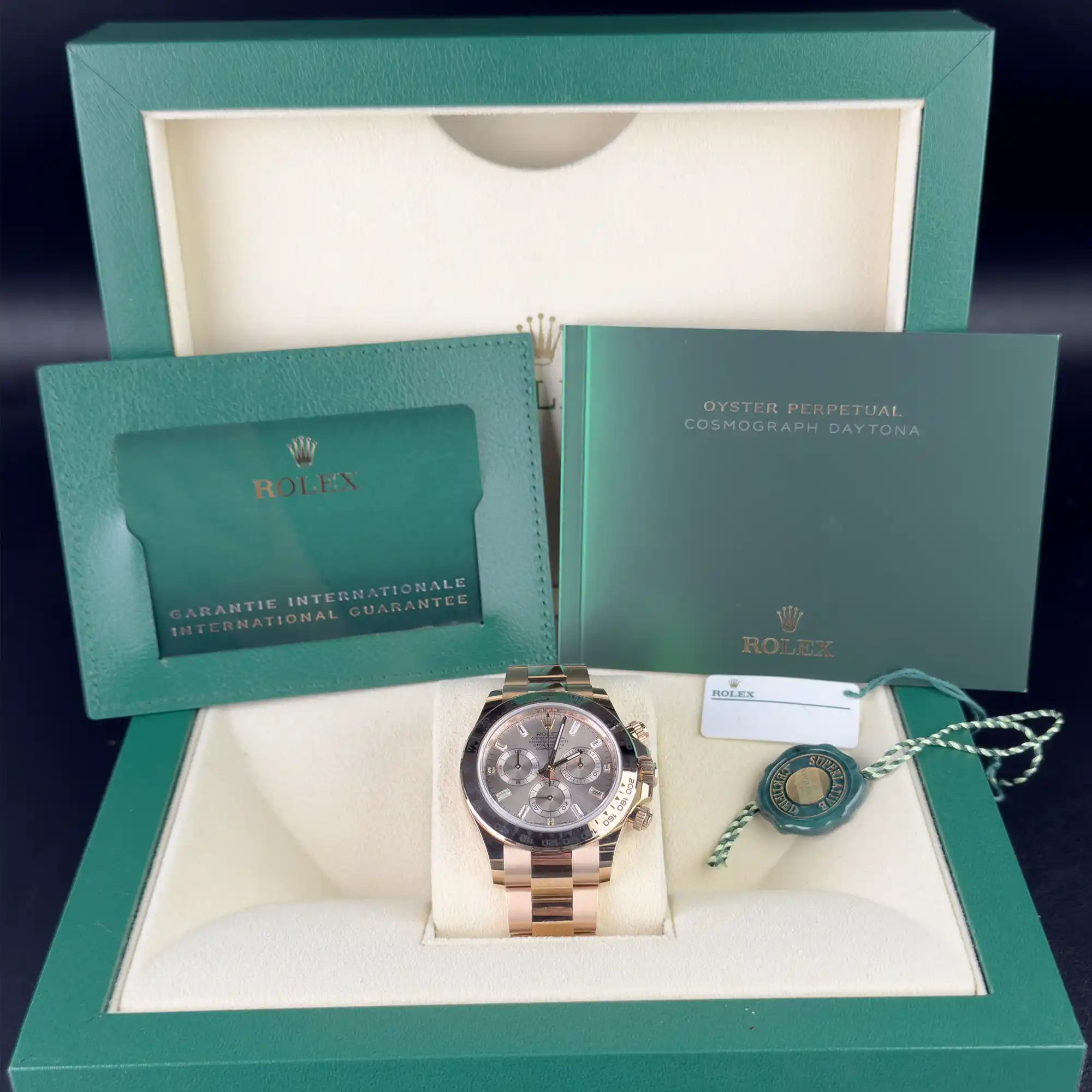 Rolex Daytona Sundust Diamond Dial 116505 - Full set