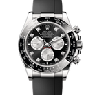 Rolex Daytona White Gold Black Diamond Dial Oysterflex 126519