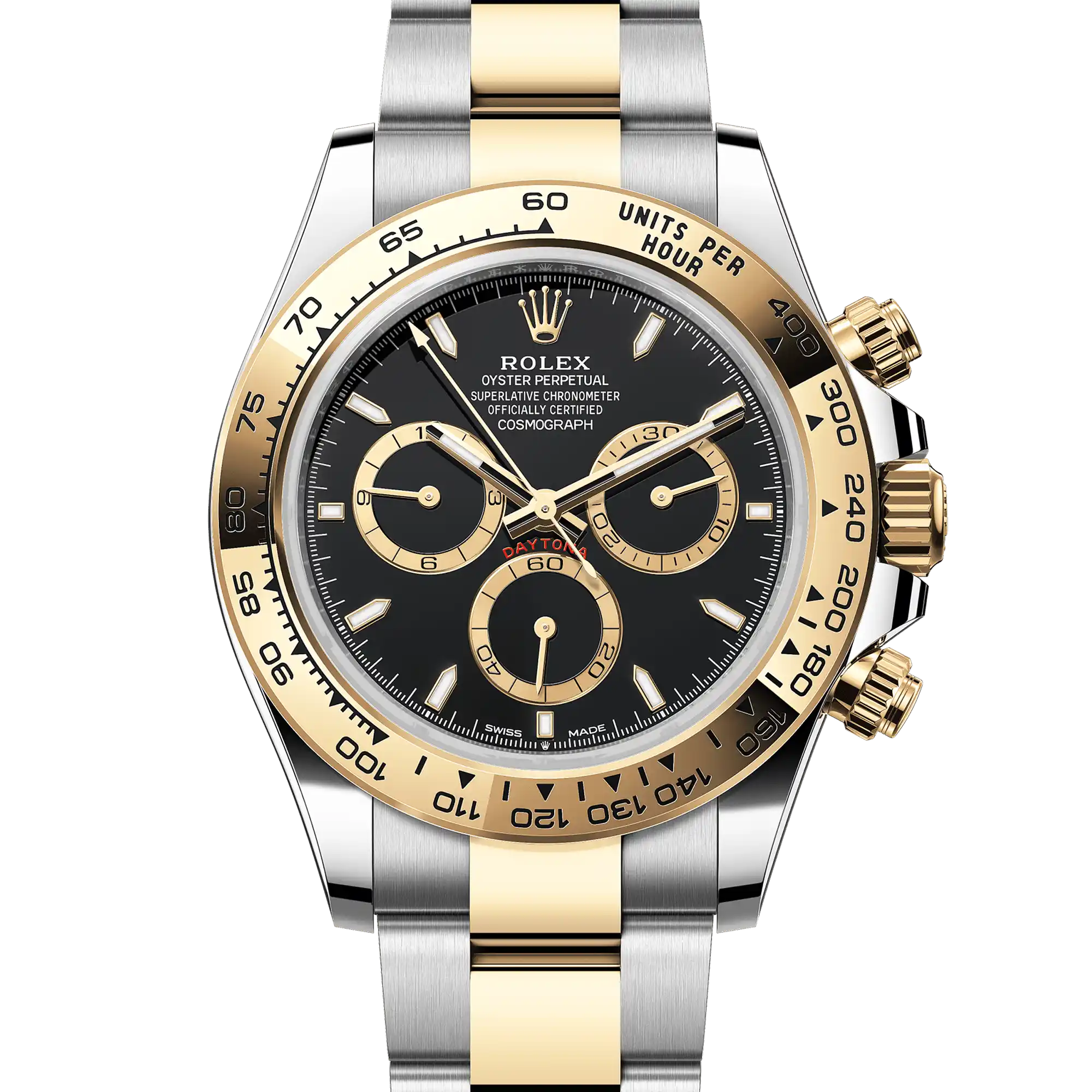 Rolex Daytona Yellow Gold Oystersteel Black Dial 126503