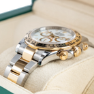 Rolex Daytona Yellow Gold Oystersteel White Dial 126503 - Right