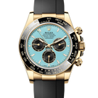 Rolex Daytona Yellow Gold Turquoise Blue Dial Oysterflex 126518LN - 2025 New Release