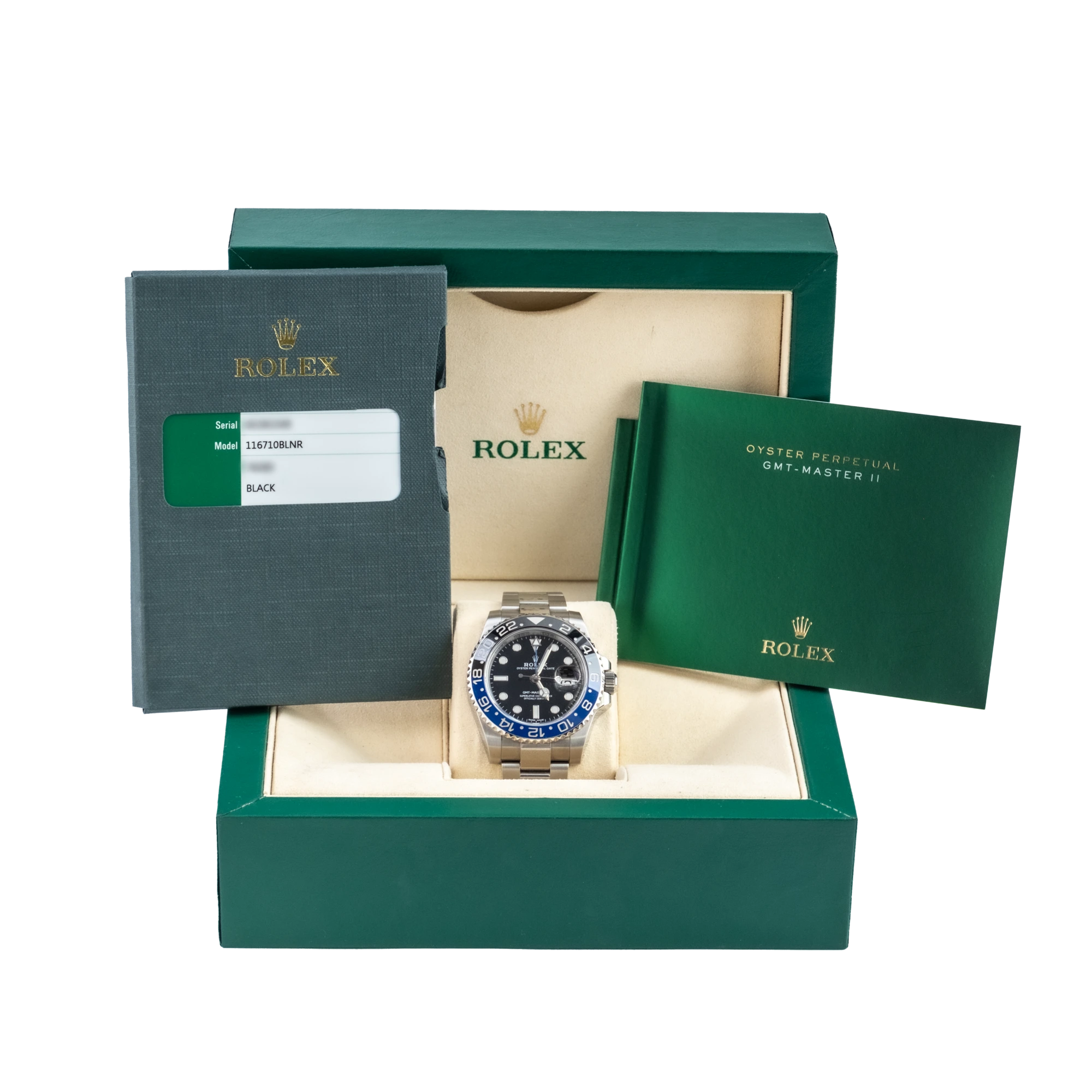 Rolex GMT-Master II "Batman" 116710BLNR Oyster - Pre-Owned - Full set