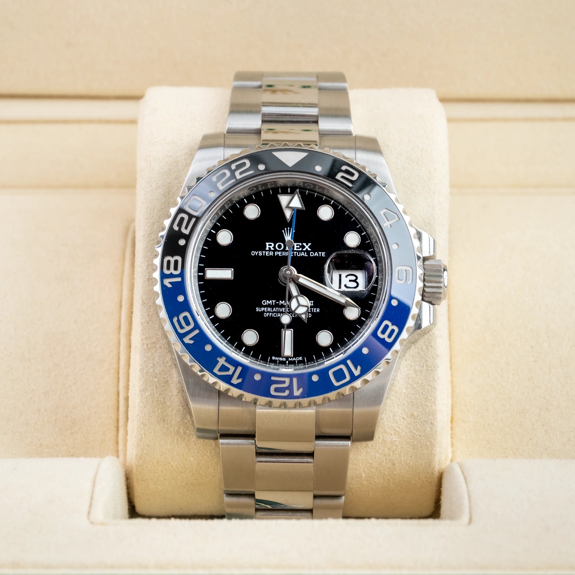 Rolex GMT-Master II "Batman" 116710BLNR Oyster - Pre-Owned - In box