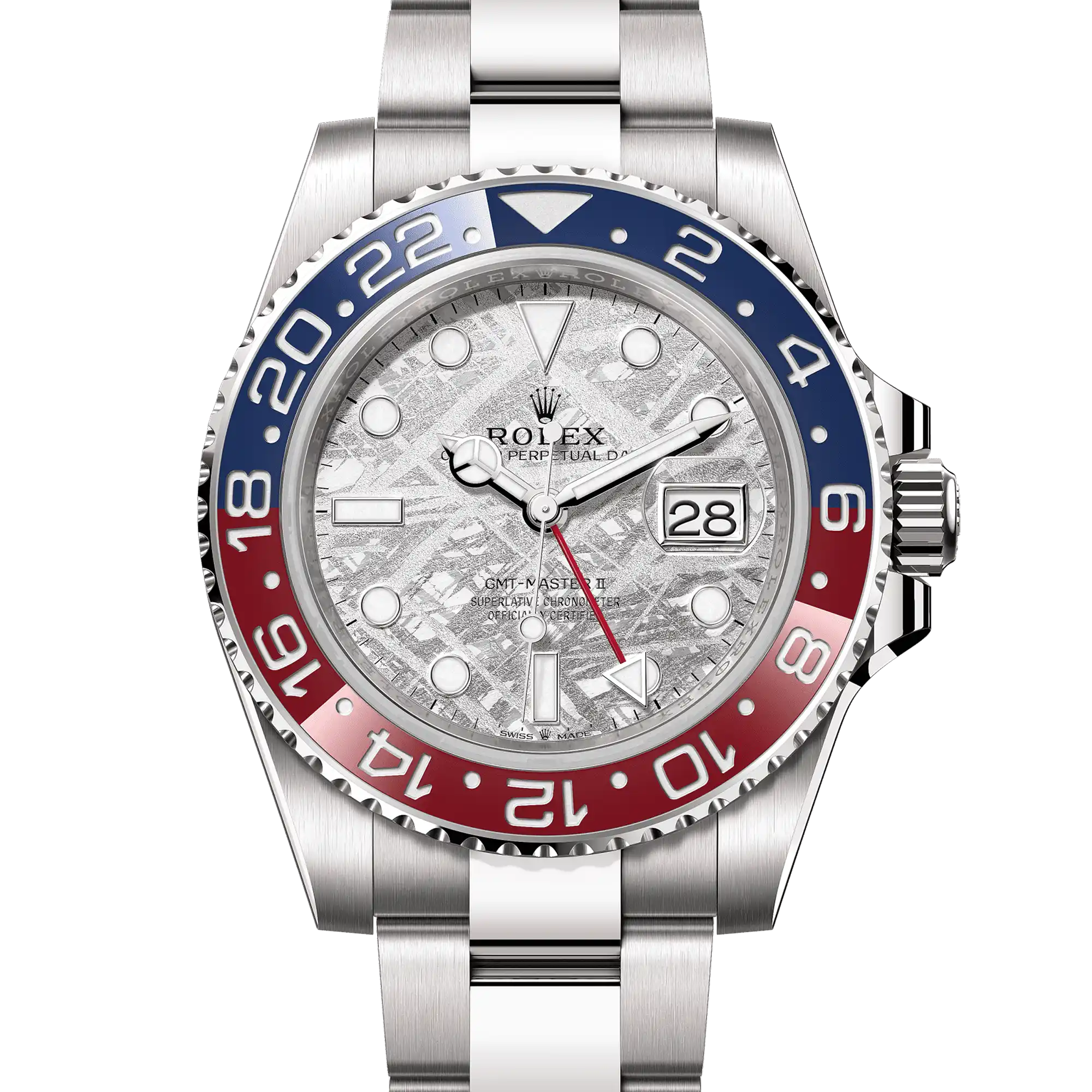 Rolex GMT Master II "Pepsi" Meteorite Dial Oyster 126719BLRO